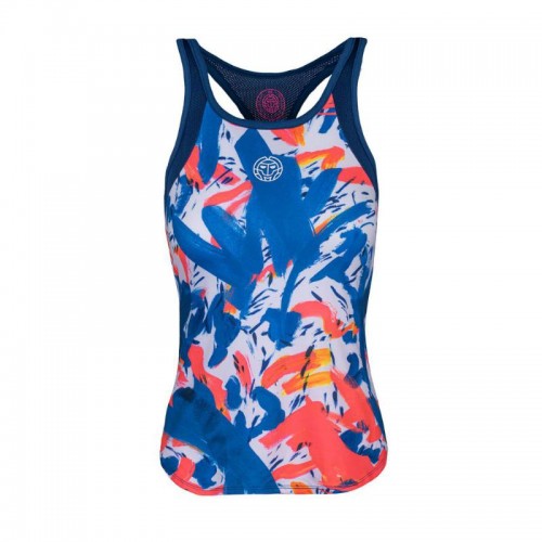 Bidi Badu Aluna Dark Blue Neon Red T-Shirt Bidi Badu Aluna Dark Blue Neon Red T-Shirt