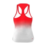 Bidi Badu Crew Gradiant Rosso Bianco Maglietta Donna