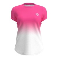 Bidi Badu Crew Gradiant Tee Pink White Women  s T-Shirt