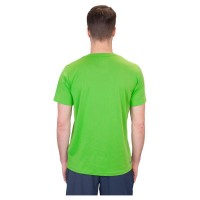 Camiseta Bidi Badu Crew Inside Out V-Neck Verde Neon Azul Oscuro