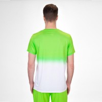 Camiseta Bidi Badu Crew Gradiant Verde Neon Blanco