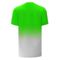 Camiseta Bidi Badu Crew Gradiant Verde Neon Blanco Junior