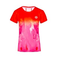 T-shirt Bidi Badu Eve Tech Rouge Rose Femme