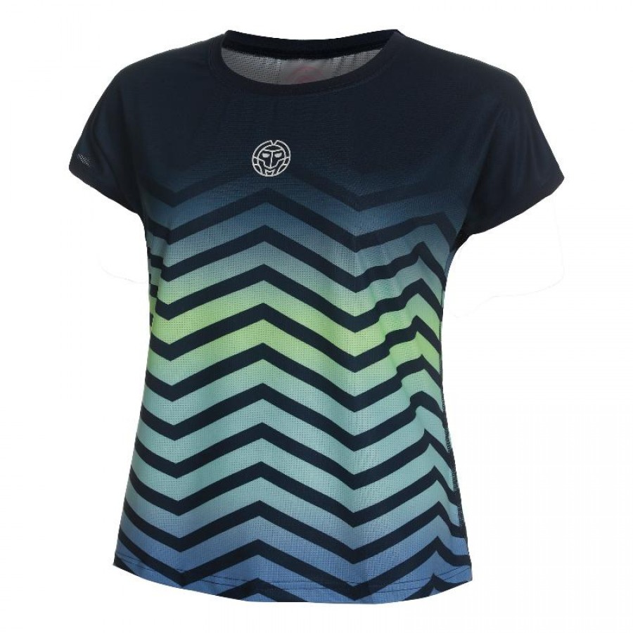 Bidi Badu Grafic Illumination Dark Blue Mix Maglietta da donna