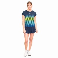 Bidi Badu Grafic Illumination Dark Blue Mix Maglietta da donna