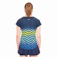 Bidi Badu Grafic Illumination Dark Blue Mix Maglietta da donna