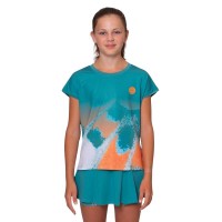 Bidi Badu Melbourne Capsleeve Petroleo Orange Junior Maglietta  Offerta + Economico