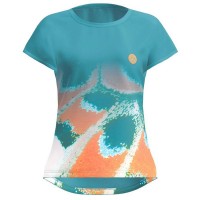 Bidi Badu Melbourne Capsleeve Petroleum T-Shirt Laranja Mulher  Oferta + Barato