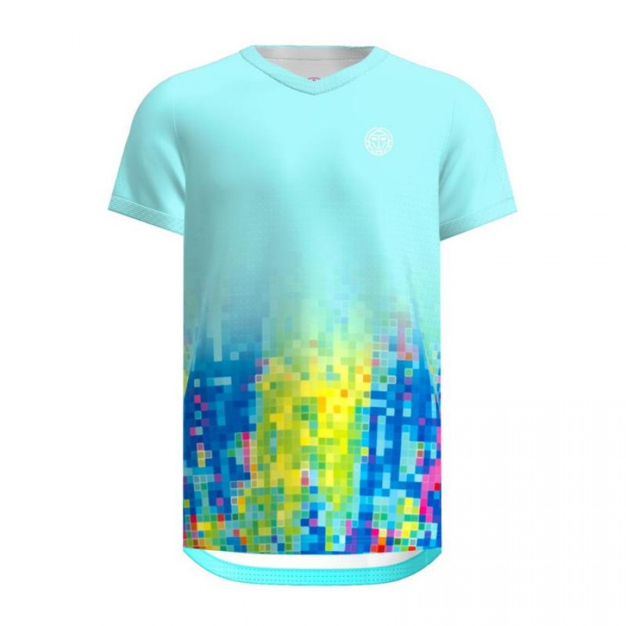 Camiseta Bidi Badu Melbourne Col V Aqua Mix  Offre - Pas cher