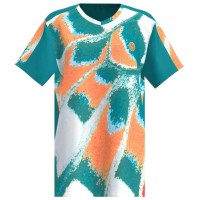 Bidi Badu T-shirt junior Melbourne à col en V orange pétrole  Offre - Pas cher