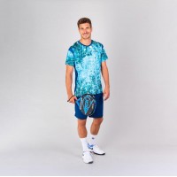 Bidi Badu Padel T-shirt Themba Dark Blue Aqua