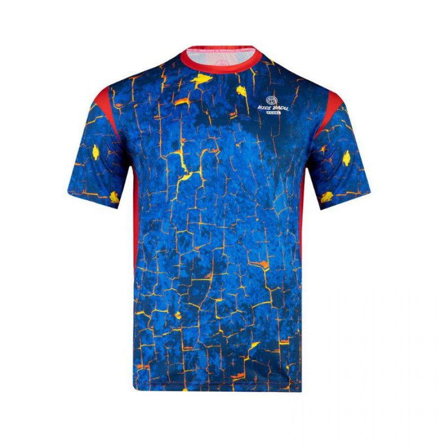 T-shirt Bidi Badu Padel Themba Rosso Blu