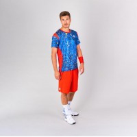 T-shirt Bidi Badu Padel Themba Rosso Blu