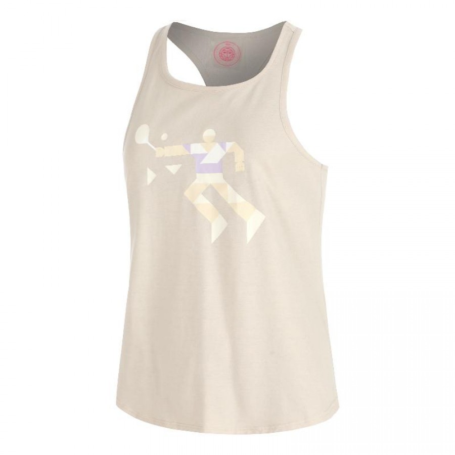 Camiseta Bidi Badu Paris Chill Beige Mujer  Oferta + Barato