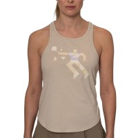 Camiseta Bidi Badu Paris Chill Beige Mujer  Oferta + Barato