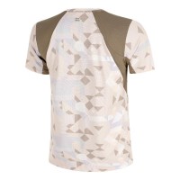 Bidi Badu Paris T-Shirt Marron Col V Beige  Offre - Pas cher