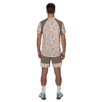 Bidi Badu Paris T-Shirt Marron Col V Beige  Offre - Pas cher