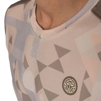 Bidi Badu Paris T-Shirt Marron Col V Beige  Offre - Pas cher