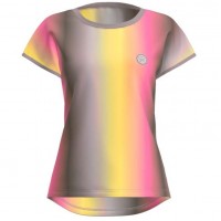 Camiseta Bidi Badu Spectrum Capsleeve Marron Amarillo Mujer  Oferta + Barato