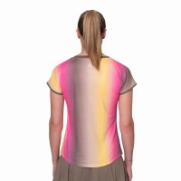 Camiseta Bidi Badu Spectrum Capsleeve Marron Amarillo Mujer  Oferta + Barato