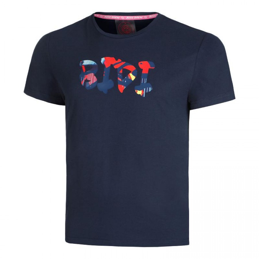 Camiseta Bidi Badu Wild Arts Chill Azul Oscuro Rojo Mix  Offre - Pas cher