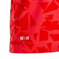 T-shirt noir Crown Atlanta corail  Offre - Pas cher