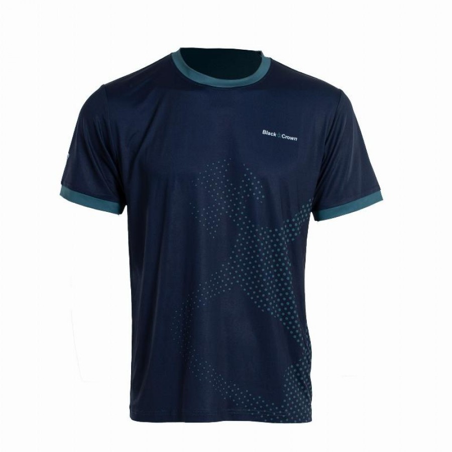 T-shirt Monterrey Couronne Noir Bleu Marine