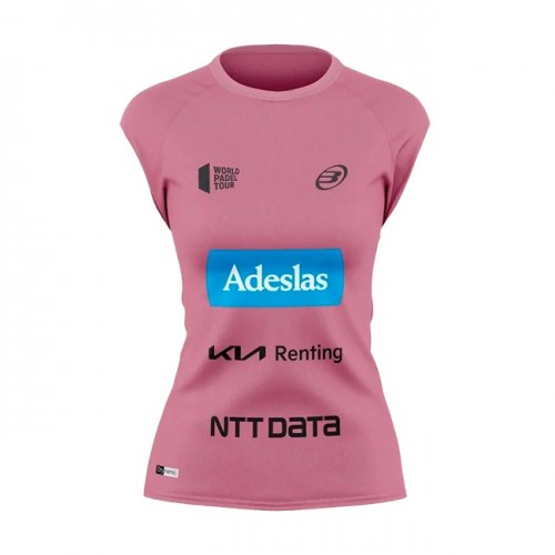 Bullpadel T-shirt Alejandra Salazar WPT Roete Uva Setacciato Bullpadel T-shirt Alejandra Salazar WPT Roete Uva Setacciato