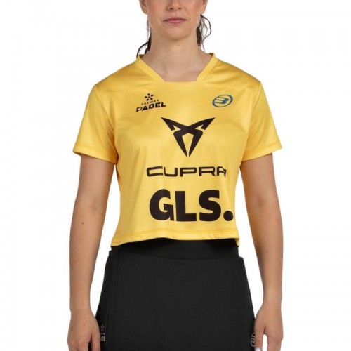 Bullpadel Bea Gonzalez Premier Padel Bagan Mango Maglietta Bullpadel Bea Gonzalez Premier Padel Bagan Mango Maglietta