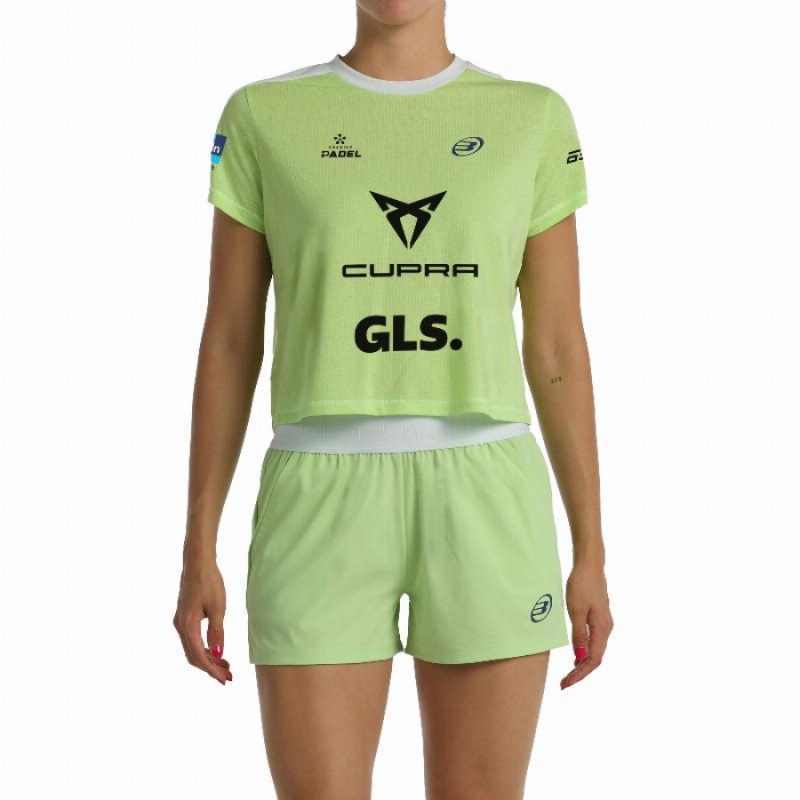 Bullpadel Bea Gonzalez Premier Padel Bilma Vert Pomme T-Shirt