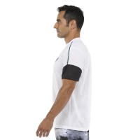 Camiseta branca caqueta bullpadel