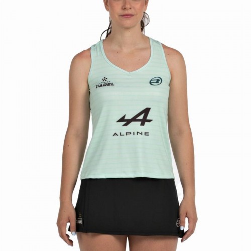 Bullpadel Claudia Fernandez Premier Padel Adies Maglietta Verde Acqua Bullpadel Claudia Fernandez Premier Padel Adies Maglietta Verde Acqua