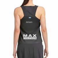 Le t-shirt Bullpadel Claudia Jensen Premier Padel Finals porte du noir