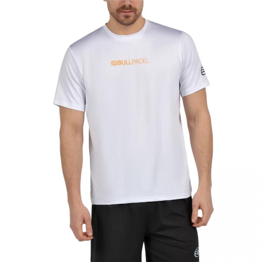 Camiseta branca Bullpadel Coledil