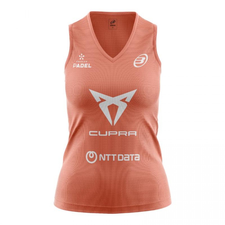 Bullpadel Delfi Brea Premier Padel Porru Pamplemousse T-shirt