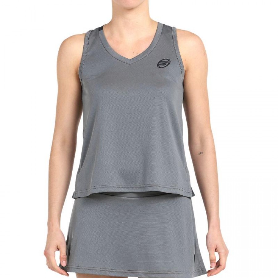 Camiseta Bullpadel Diles Grafito Bicolor  Oferta + Barato