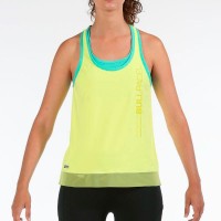 Camiseta Bullpadel Eusebe Amarillo Limon Fluor