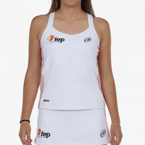 Bullpadel FEP Exima Camiseta Branca Bullpadel FEP Exima Camiseta Branca