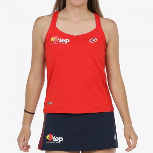 Bullpadel FEP Exima Camiseta Vermelha Bullpadel FEP Exima Camiseta Vermelha
