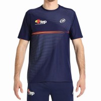 T-shirt bleu marine Bullpadel FEP Fang