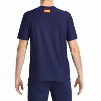 T-shirt bleu marine Bullpadel FEP Fang