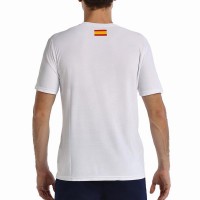T-shirt blanc Bullpadel FEP Fang