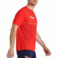 Camiseta Vermelha Bullpadel FEP Fang