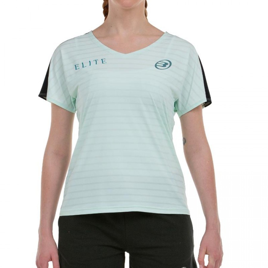 Bullpadel Gemma Triay 25V Vert d?Eau T-Shirt Bicolore