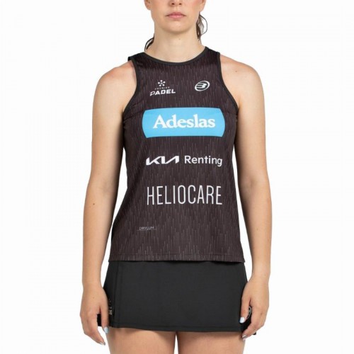 Bullpadel Gemma Triay Premier Padel Abure Maglietta Nera Bullpadel Gemma Triay Premier Padel Abure Maglietta Nera