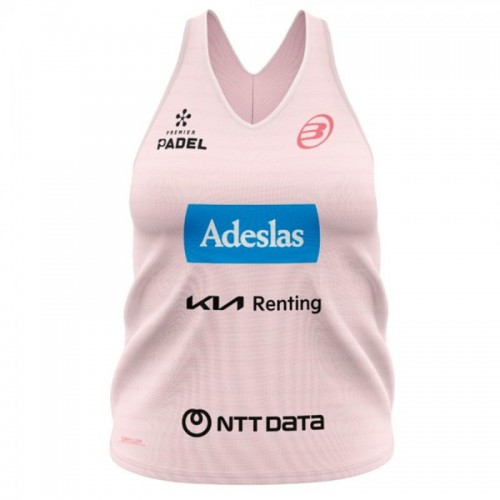 Maglietta Bullpadel Gemma Triay Premier Padel Edrar rosa pastello Maglietta Bullpadel Gemma Triay Premier Padel Edrar rosa pastello
