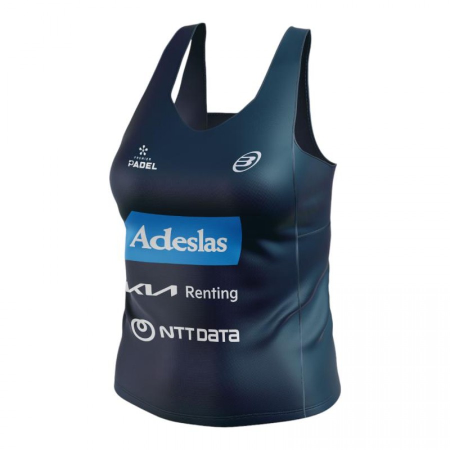 Bullpadel Gemma Triay Premier Padel Oroso T-Shirt Bleu Nuit