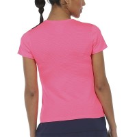 Camiseta Bullpadel Imperia Rosa Fluor