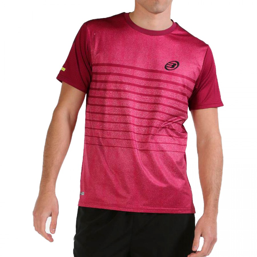 T-shirt Bullpadel Litis Vino Bordeaux