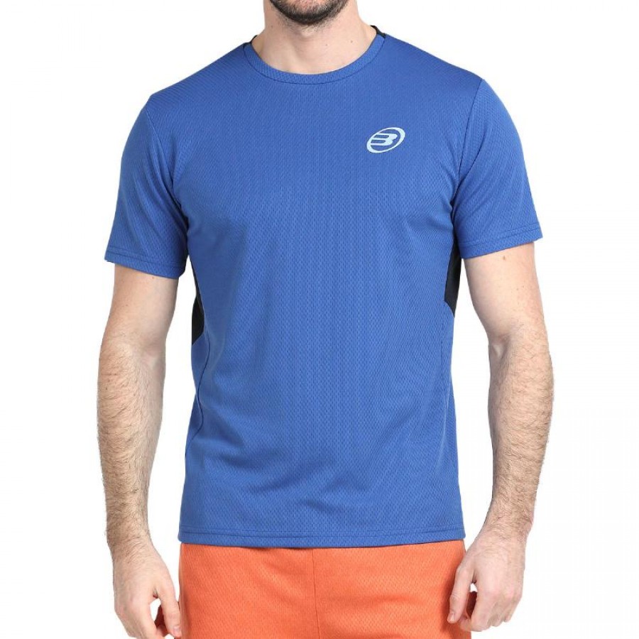 Camiseta Bullpadel Locha Azul Intenso